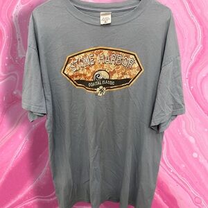 Stone Harbor Coastal‎ Classic Blue Graphic T-Shirt Men’s XL